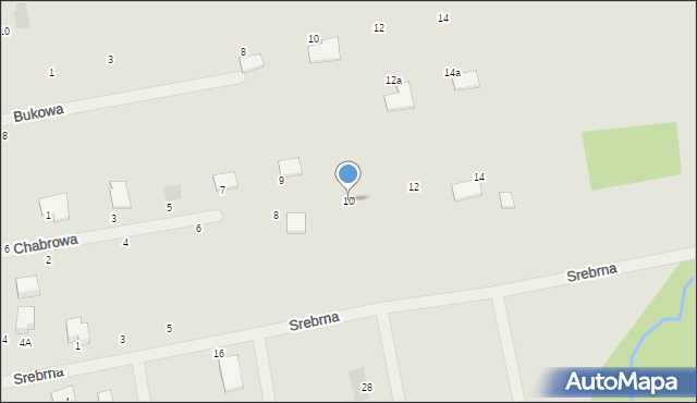 Gościno, Chabrowa, 10, mapa Gościno