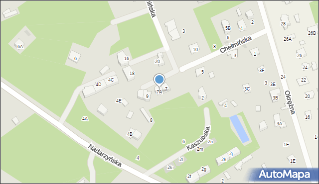 Grodzisk Mazowiecki, Chełmińska, 7A, mapa Grodzisk Mazowiecki