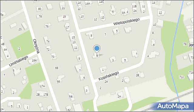 Grodzisk Mazowiecki, Chłapowskiego Dezyderego, gen., 6, mapa Grodzisk Mazowiecki