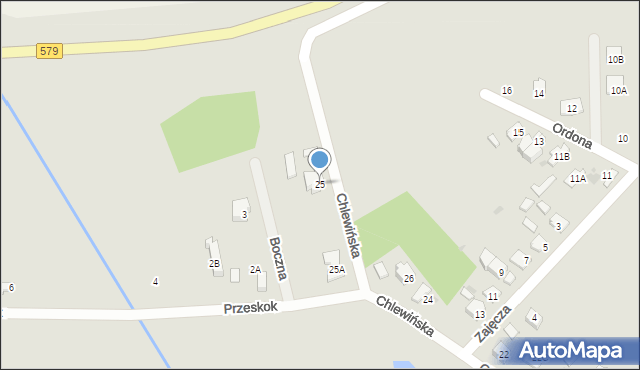 Grodzisk Mazowiecki, Chlewińska, 25, mapa Grodzisk Mazowiecki