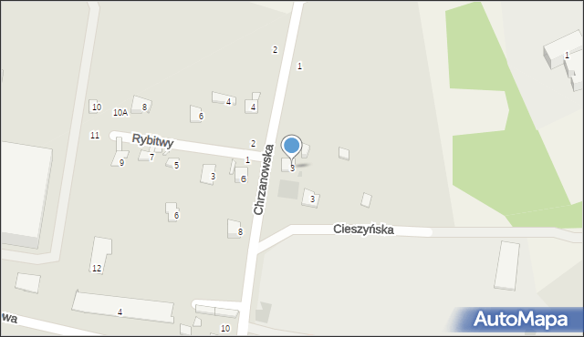 Grodzisk Mazowiecki, Chrzanowska, 3, mapa Grodzisk Mazowiecki