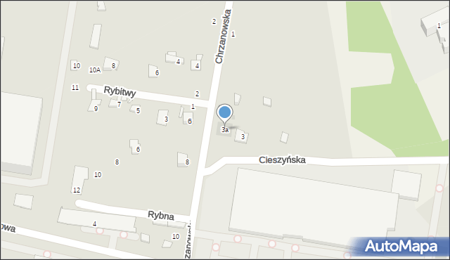 Grodzisk Mazowiecki, Chrzanowska, 3a, mapa Grodzisk Mazowiecki