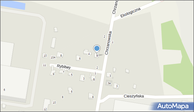 Grodzisk Mazowiecki, Chrzanowska, 4, mapa Grodzisk Mazowiecki