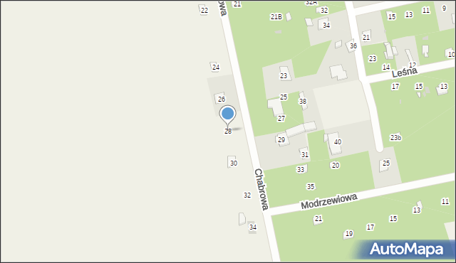 Groszowice, Chabrowa, 28, mapa Groszowice