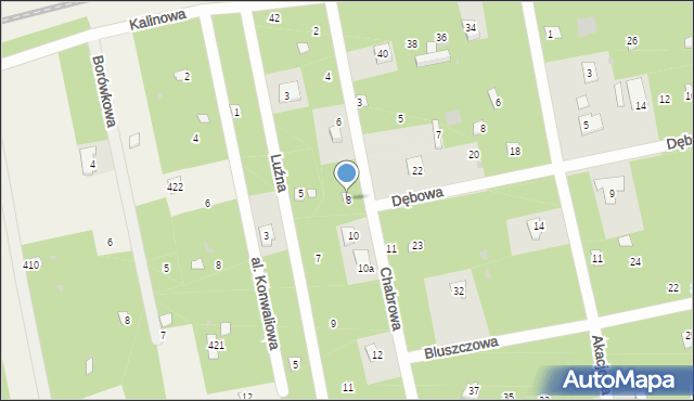 Groszowice, Chabrowa, 8, mapa Groszowice