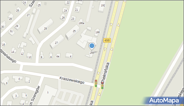 Grudziądz, Chełmińska, 200, mapa Grudziądza