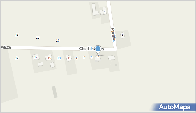 Gwizdaj, Chodkiewicza Jana Karola, hetm., 3, mapa Gwizdaj