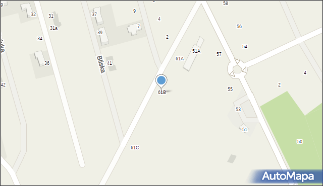 Jabłonna, Chotomowska, 61B, mapa Jabłonna