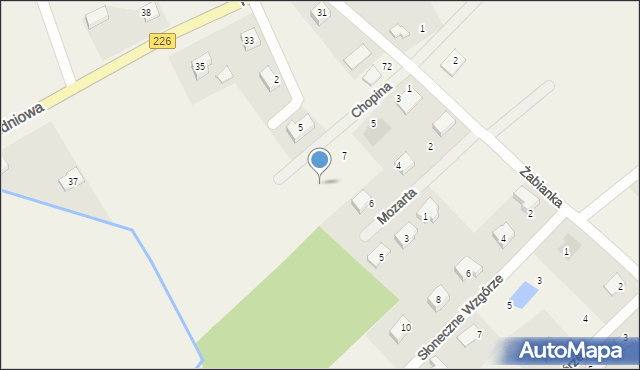 Jagatowo, Chopina Fryderyka, 9, mapa Jagatowo