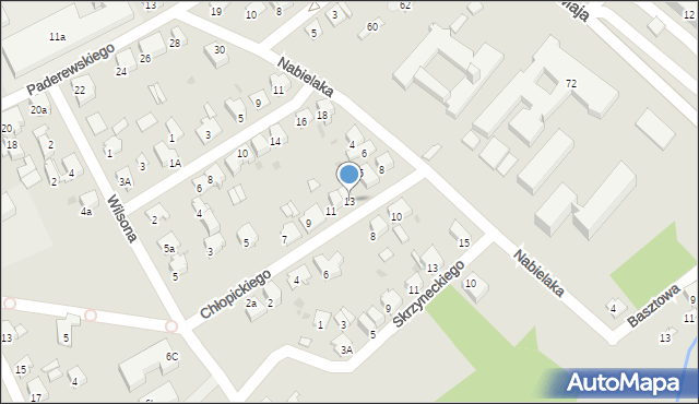 Jarosław, Chłopickiego Józefa, gen., 13, mapa Jarosławia