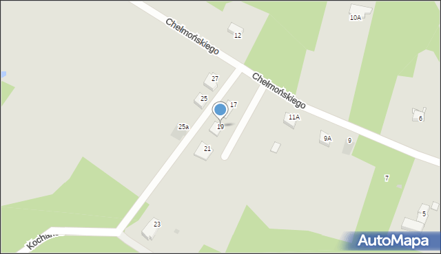 Jastrzębie-Zdrój, Chełmońskiego Józefa, 19, mapa Jastrzębie-Zdrój