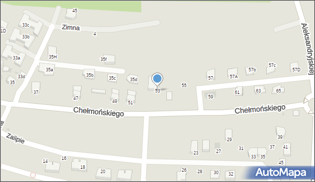 Jaworzno, Chełmońskiego Józefa, 53, mapa Jaworzno