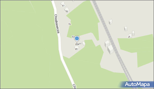 Jaworzno, Chodkiewicza Jana Karola, hetm., 65A, mapa Jaworzno