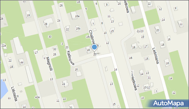 Jedlicze B, Chabrowa, 20, mapa Jedlicze B