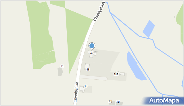Jejkowice, Chwałęcicka, 40, mapa Jejkowice