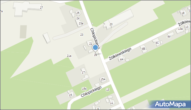 Jemielnica, Chłopickiego Józefa, gen., 19, mapa Jemielnica