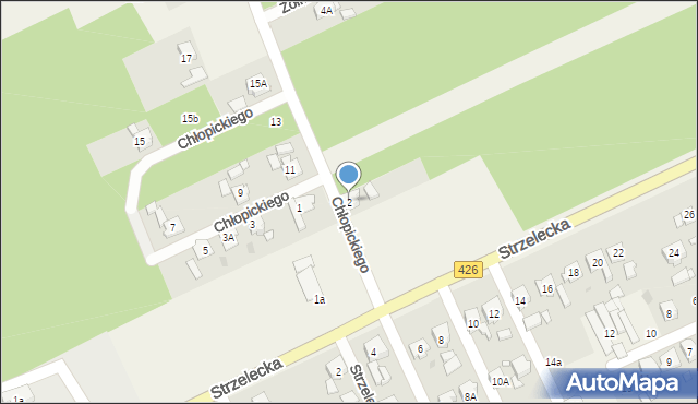 Jemielnica, Chłopickiego Józefa, gen., 2, mapa Jemielnica