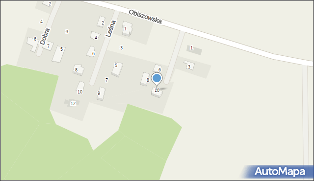 Jerzmanowa, Chabrowa, 10, mapa Jerzmanowa