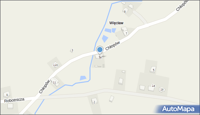 Jugów, Chłopów, 3a, mapa Jugów