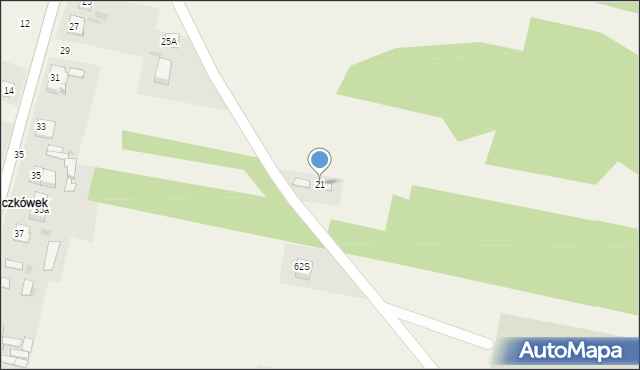 Juliopol, Chodakowska, 21, mapa Juliopol