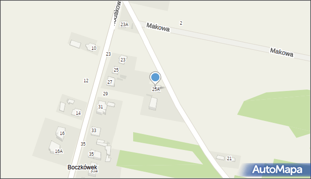 Juliopol, Chodakowska, 25A, mapa Juliopol