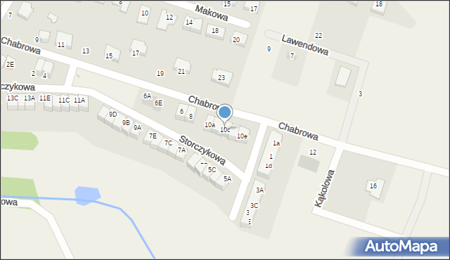 Juszkowo, Chabrowa, 10c, mapa Juszkowo