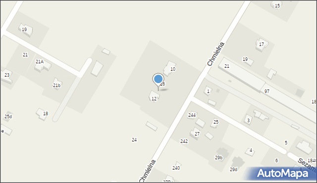 Kalinówka, Chmielna, 14, mapa Kalinówka