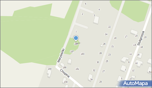 Kamień Pomorski, Chopina Fryderyka, 195, mapa Kamień Pomorski
