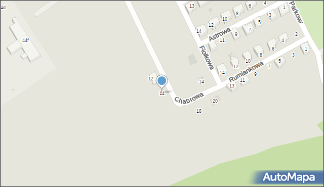 Kamieniec Ząbkowicki, Chabrowa, 14, mapa Kamieniec Ząbkowicki