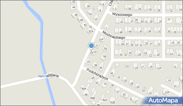 Karczew, Chłopickiego Józefa, gen., 13, mapa Karczew