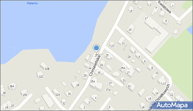 Kartuzy, Chmieleńska, 20, mapa Kartuzy