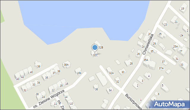 Kartuzy, Chmieleńska, 32C, mapa Kartuzy