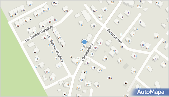 Kartuzy, Chmieleńska, 42, mapa Kartuzy