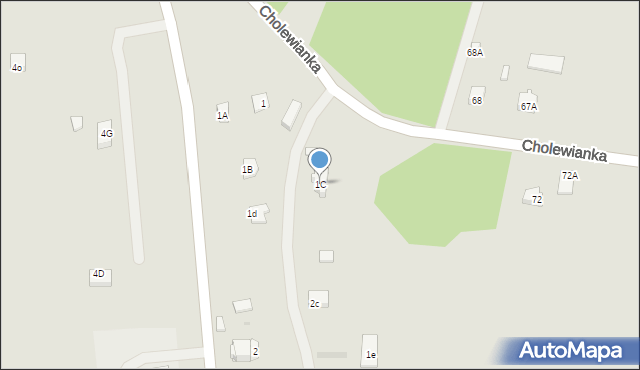 Kazimierz Dolny, Cholewianka, 1C, mapa Kazimierz Dolny