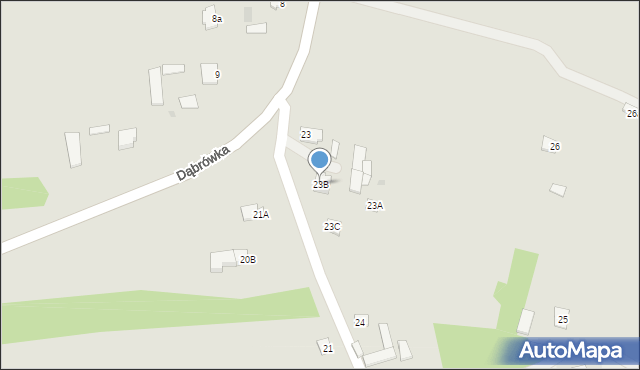 Kazimierz Dolny, Cholewianka, 23B, mapa Kazimierz Dolny