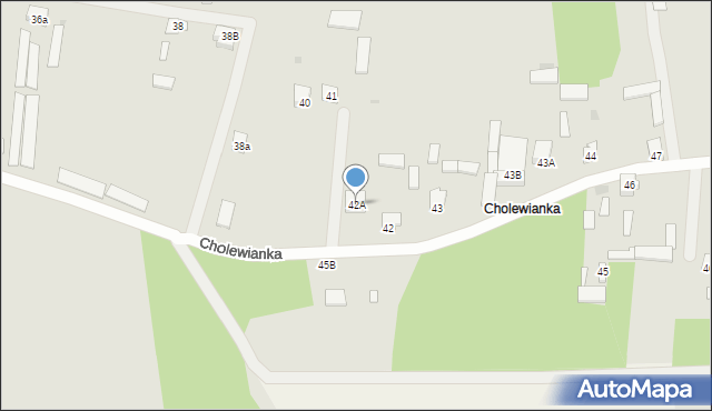 Kazimierz Dolny, Cholewianka, 42A, mapa Kazimierz Dolny