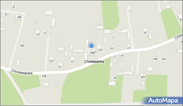 Kazimierz Dolny, Cholewianka, 43B, mapa Kazimierz Dolny