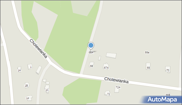 Kazimierz Dolny, Cholewianka, 68A, mapa Kazimierz Dolny