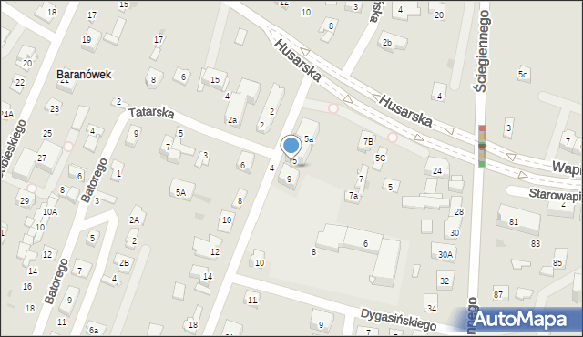 Kielce, Chodkiewicza Jana Karola, hetm., 7, mapa Kielc