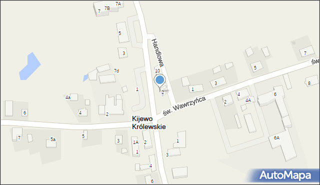 Kijewo Królewskie, Chełmińska, 2p, mapa Kijewo Królewskie