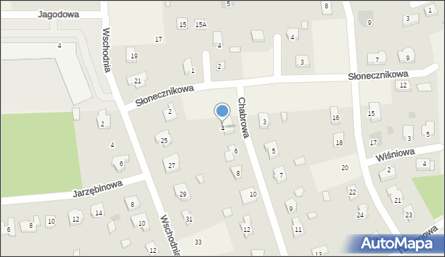 Kleszczów, Chabrowa, 4, mapa Kleszczów