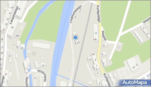 Kłodzko, Chełmońskiego Józefa, 2, mapa Kłodzka