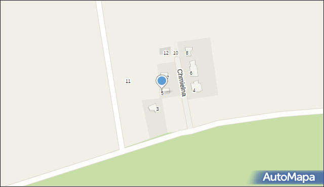 Kołaczkowo, Chmielna, 5, mapa Kołaczkowo