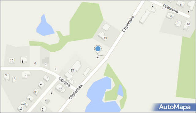 Koleczkowo, Chylońska, 17, mapa Koleczkowo