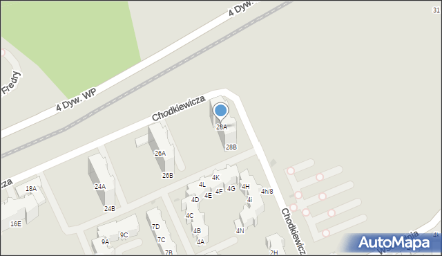 Kołobrzeg, Chodkiewicza Jana Karola, hetm., 28A, mapa Kołobrzegu