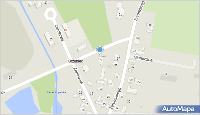 Koniecpol, Chrząstowska, 26, mapa Koniecpol