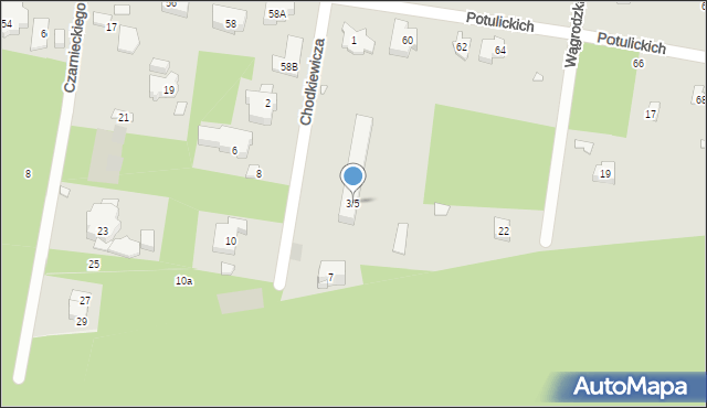 Konstancin-Jeziorna, Chodkiewicza Jana Karola, hetm., 3/5, mapa Konstancin-Jeziorna