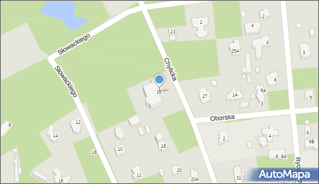 Konstancin-Jeziorna, Chylicka, 16, mapa Konstancin-Jeziorna