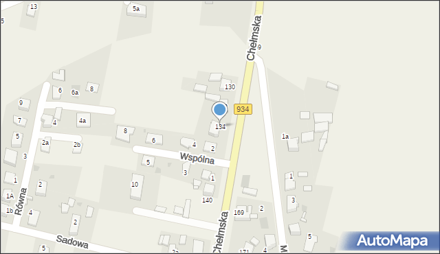 Kopciowice, Chełmska, 134, mapa Kopciowice