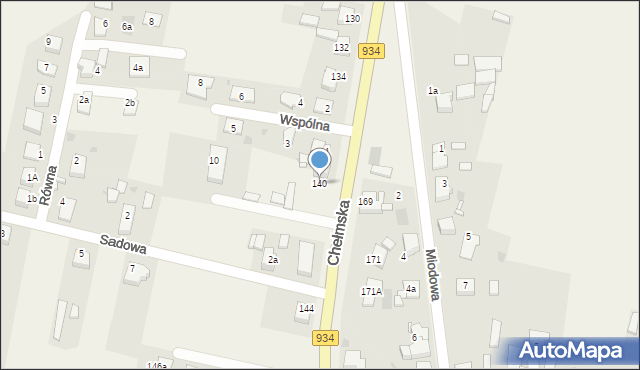 Kopciowice, Chełmska, 140, mapa Kopciowice